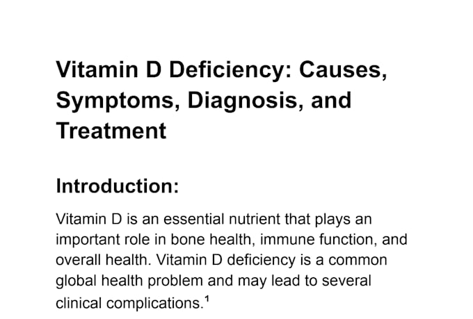 write medical and health articles